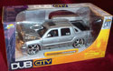 2001 Chevy Avalanche - Silver (DUB City) 1/24