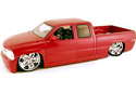 2002 Chevy Silverado w/ Spintek "STK-5" - Metallic Red (DUB City) 1/18