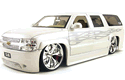 Chevy Suburban - White with Chopper "SP-6" Rims (DUB City) 1/18