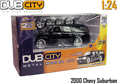 Chevy Suburban Kit - Black (DUB City) 1/24