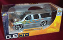 Chevy Suburban - Silver w/ Flames (DUB City) 1/24