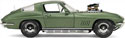 1967 Chevrolet Corvette Sting Ray Street Machine - Elkhart Green Metallic (EXOTO Motorbox) 1/18