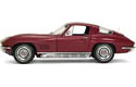 1967 Chey Corvette Sting Ray 327 L79 Coupe - Red (EXOTO Motorbox) 1/18