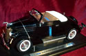1936 Ford Deluxe Cabriolet - Black (Welly) 1/18