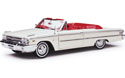 1963 Ford Galaxie 500 Open Convertible - White (Sun Star) 1/18