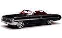 1964 Ford Galaxie 500 Hard Top - Raven Black (Sun Star) 1/18