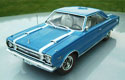 1967 Plymouth GTX 440 - Bright Blue (Highway 61) 1/18