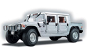 1999 Hummer H1 Hard Top - Gunmetal Silver (Maisto) 1/18