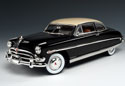 1952 Hudson Hornet Club Coupe - Ebony Black/Boston Ivory (Highway 61) 1/18