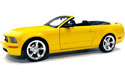 2005 Ford Mustang GT Convertible - Yellow (Hot Wheels) 1/18