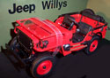 Willys Jeep - Red (Gate) 1/18