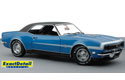 1968 Chevrolet Camaro RS/SS 396 - LeMans Blue w/ Black Vinyl Top - 1 of 504 (Lane Exact Detail) 1/18