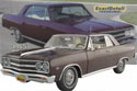 1965 Chevy Chevelle Malibu SS 327 - Madeira Maroon (Lane Exact Detail) 1/18