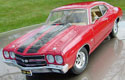 1970 Chevy Chevelle LS6  SS 454 Hardtop - Cranberry Red (Lane Exact Detail) 1/18