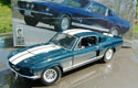1967 Ford Mustang Shelby GT-350 - Dark Blue Metallic (Lane Exact Detail) 1/18