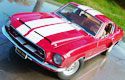 1968 Ford Mustang Shelby GT-500 - Candy Apple Red (Lane Exact Detail) 1/18