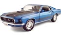 1969 Ford Mustang Mach 1 Cobra Jet - Bright Blue Metallic (Ertl) 1/18
