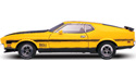 1971 Ford Mustang Mach 1 351 Fastback - Grabber Yellow (AUTOart) 1/18
