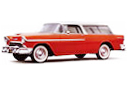 1955 Chevrolet Nomad - Red w/ Cream Top (Maisto) 1/18