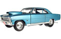 1966 Chevy Pro Stock Nova - Metallic Blue (Ertl American Muscle) 1/18