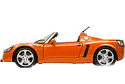 2002 Opel Speedster - Orange (Maisto) 1/18