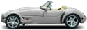 1998 Panoz AIV Roadster - Silver (AUTOart) 1/18