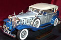 1932 Cadillac Sport Phaeton - Blue/Silver (Anson) 1/18