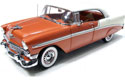 1956 Chevrolet Bel Air 4-Door Hardtop - Sierra Gold w/ Beige (Precision Miniatures) 1/18