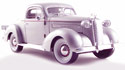 1936 Pontiac Deluxe Coupe - Silver (Signature) 1/18