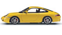 2001 Porsche Carrera Coupe Facelift - Speedgelb Yellow (AUTOart) 1/18