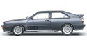 1988 Audi Quattro LWB - Satin Black Metallic (AUTOart) 1/18
