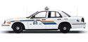 1999 Ford Crown Victoria - RCMP Police Intercepter (AUTOart) 1/18