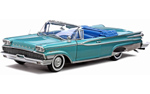 1959 Mercury Parklane Convertible - Neptune Turquoise (SunStar Platinum) 1/18