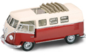 1962 Volkswagen Samba Microbus - Red (YatMing) 1/18