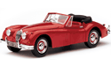 1955 Jaguar XK140 Drophead Open Convertible - Red (SunStar) 1/18