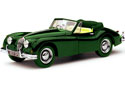 1955 Jaguar XK140 Drophead Open Convertible - British Racing Green (Sun Star) 1/18