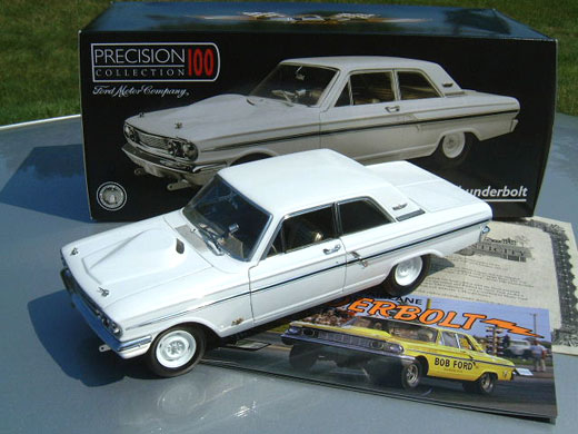 1964 Ford Fairlane Thunderbolt - Cream Yellow (Ertl Precision 100) 1/18