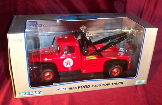 1956 Ford F-100 Texaco Tow Truck (Welly) 1/18