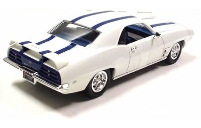 1969 Pontiac Firebird Trans Am - White (YatMing) 1/18