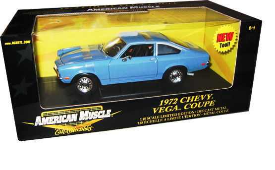 1972 Chevy Vega Coupe - Blue (Ertl American Muscle) 1/18
