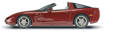 2003 Chevrolet Corvette 50th Anniversary Convertible (AUTOart) 1/18