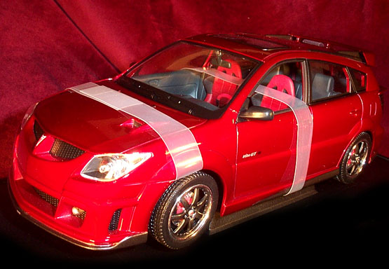 2003 Pontiac Vibe GTR - Red (YatMing) 1/18