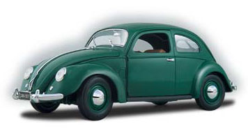 1951 Volkswagen Export Sedan - Green (Maisto) 1/18