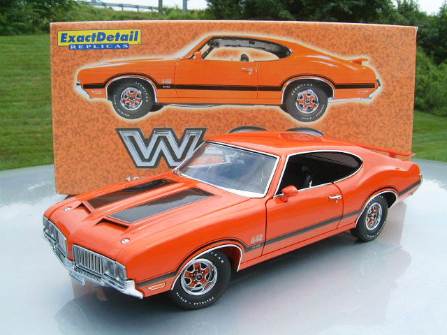 1970 Oldsmobile 442 W-30  - Rallye Red (Lane Exact Detail) 1/18