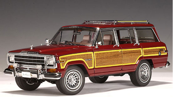 1989 Jeep Grand Wagoneer - Red (AUTOart) 1/18