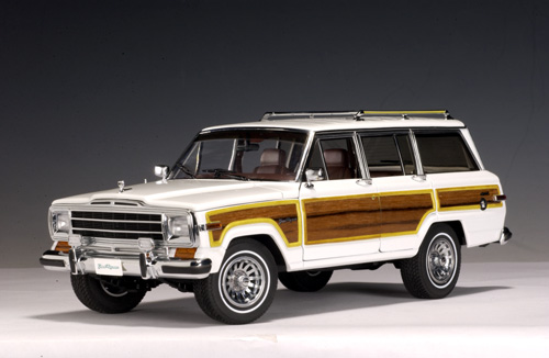 1989 Jeep Grand Wagoneer - White (AUTOart) 1/18