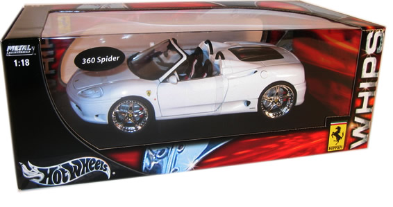 Ferrari 360 Spider 'Whips' Custom (Hot Wheels) 1/18