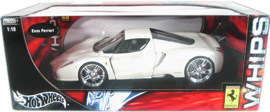 2003 Ferrari Enzo 'Whips' - White (Hot Wheels) 1/18