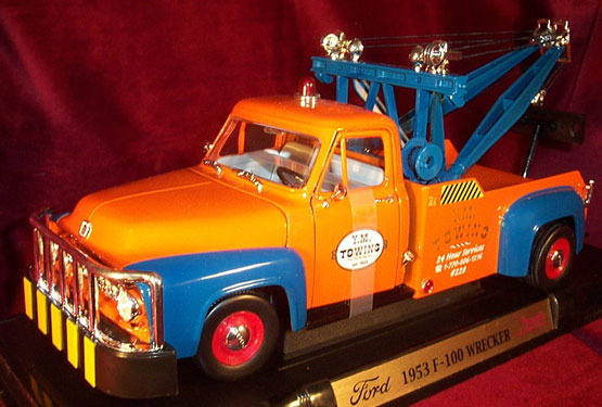 1953 Ford F-100 Wrecker Truck (YatMing) 1/18