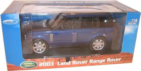 2003 Land Rover Range Rover - Blue (Welly) 1/18